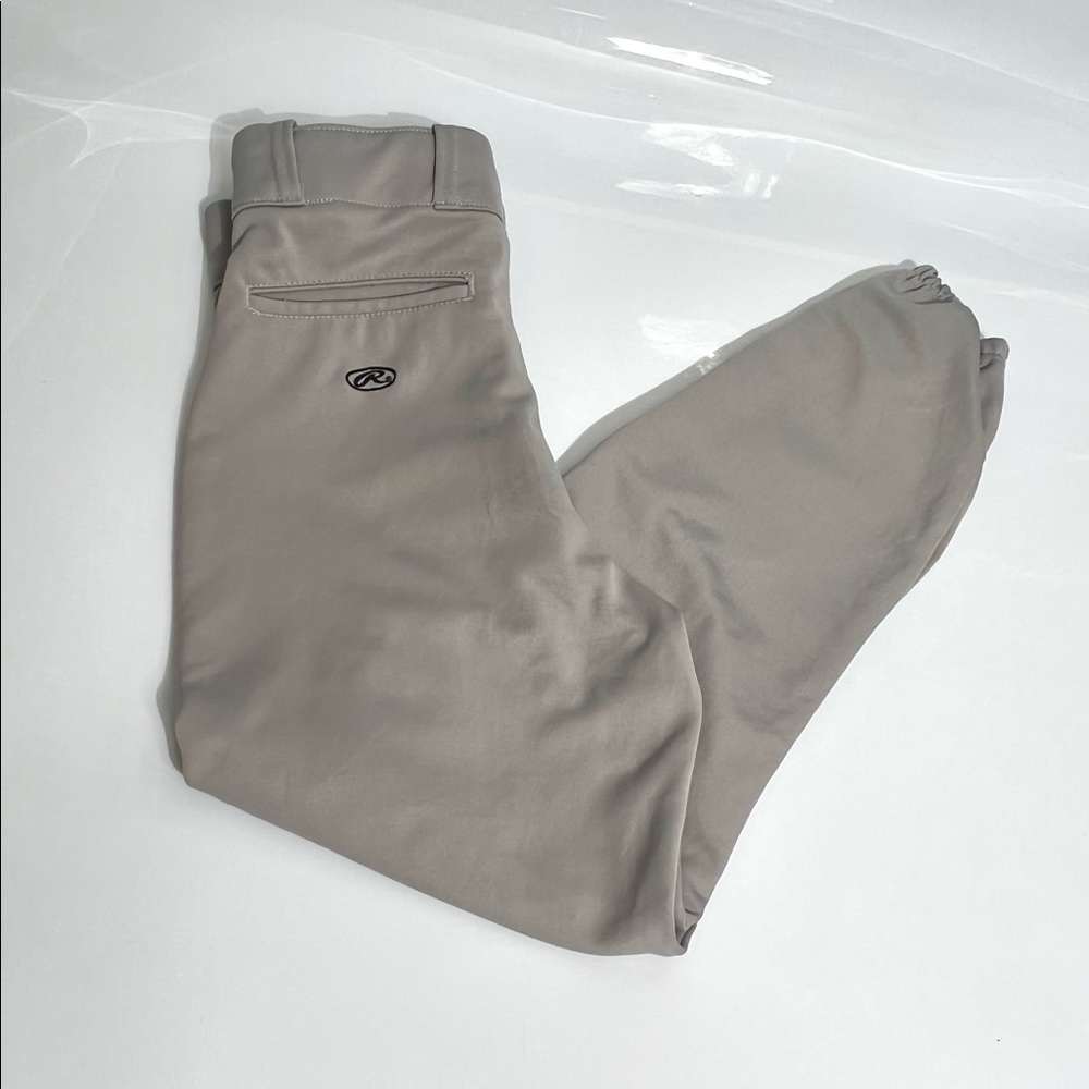 Rawlings Mens Gray Baseball Pants Size M